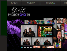 Tablet Screenshot of dlphotobooth.com